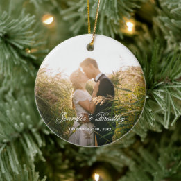 Home Sweet Home - Aangepaste naam en foto Keramisch Ornament