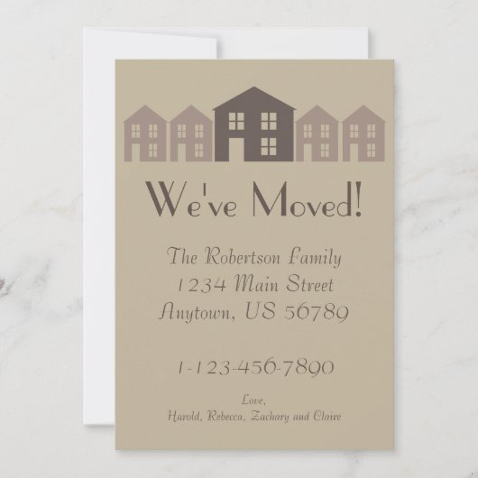 Home Sweet Home Aankondiging (Voorkant)