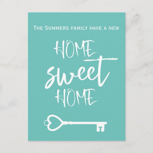 Home Sweet Home Aankondiging Script Key (Voorkant)
