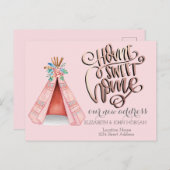 Home Sweet Home, aankondiging van Tribal Tent Boho (Voorkant / Achterkant)