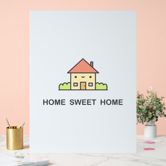 Home Sweet Home Acryl Bord (Huwelijk)