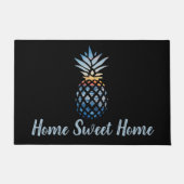 Home Sweet Home Ananas Tropisch Strandhuis Deurmat (Voorkant)