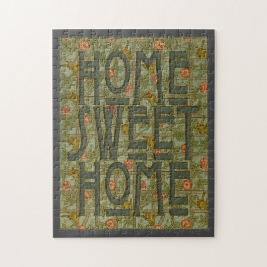 Home Sweet Home art nouveau style puzzle Legpuzzel (Verticaal)