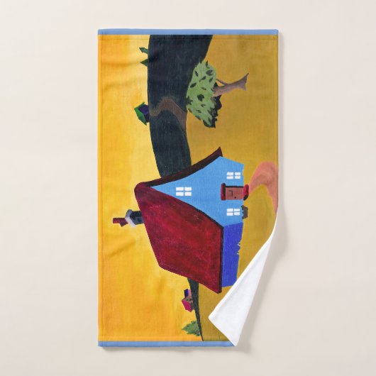 HOME SWEET HOME Badhanddoek Bad Handdoek (Handdoek)