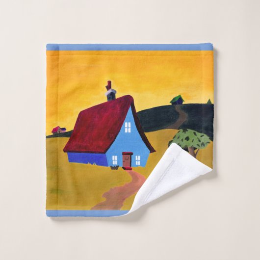 HOME SWEET HOME Badhanddoek Bad Handdoek (Wasdoekje)