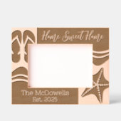 Home Sweet Home Beach Thema Gegraveerde Lijstjes (Voorkant)