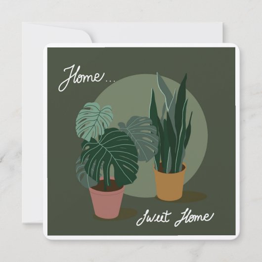 Home sweet home bedankkaart (Voorkant)