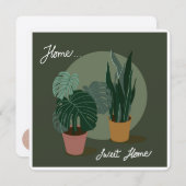 Home sweet home bedankkaart (Voorkant / Achterkant)