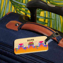 Home Sweet Home Beige Bagagelabel