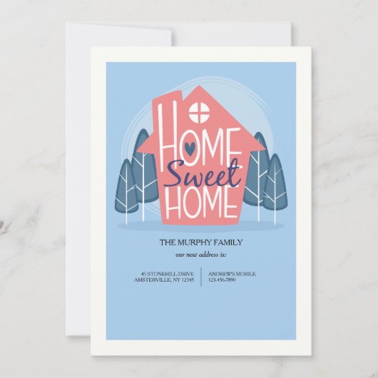 Home Sweet home Bewegende aankondiging (Voorkant)