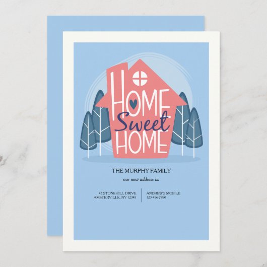 Home Sweet home Bewegende aankondiging (Voorkant / Achterkant)