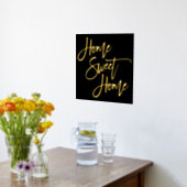 Home Sweet Home Black Luxury Real Folie Afdrukken (Laag (Keuken))