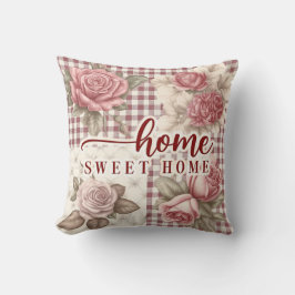 Home Sweet Home Bloemen Kussen