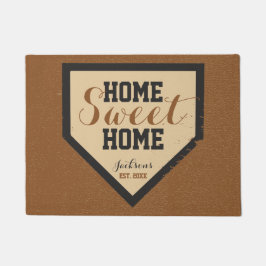 Home Sweet Home Bord Familienaam Deurmat
