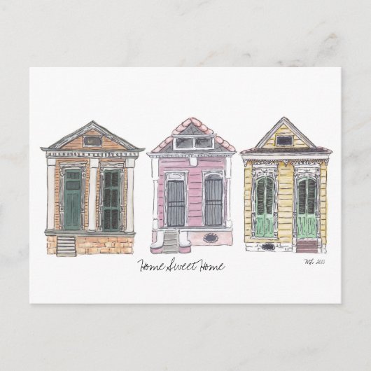 Home Sweet Home Briefkaart (Voorkant)