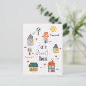 Home Sweet Home Briefkaart (Staand voorkant)