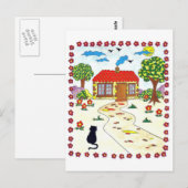 Home Sweet Home Briefkaart (Voorkant / Achterkant)