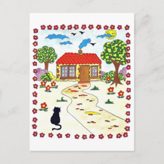 Home Sweet Home Briefkaart (Voorkant)