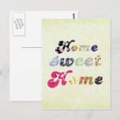 Home Sweet Home Briefkaart (Voorkant / Achterkant)
