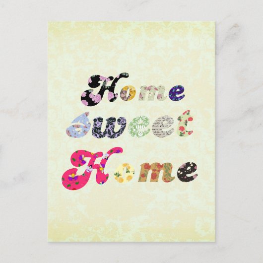 Home Sweet Home Briefkaart (Voorkant)