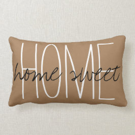 Home Sweet Home Bruin Kussen