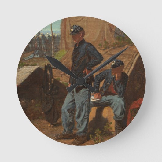 Home, Sweet Home, c.1863 (olie op doek) Ronde Klok (Voorkant)