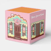 Home Sweet Home-cadeaudoos / poppenhuis Bedankdoosjes (Achterkant)
