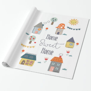 Home Sweet Home Cadeaupapier