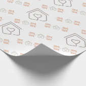 Home Sweet Home Cadeaupapier (Hoek)