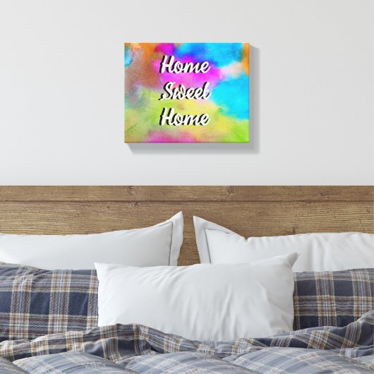 Home sweet home canvas (Insitu (Slaapkamer))