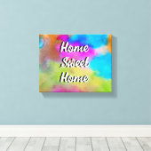 Home sweet home canvas (Insitu (Houten vloer))