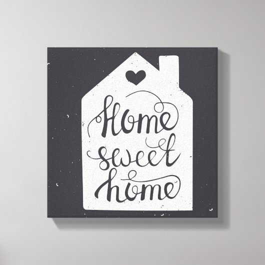 Home Sweet Home Canvas Afdruk (Voorkant)