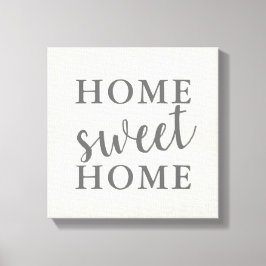Home Sweet Home Canvas Afdruk