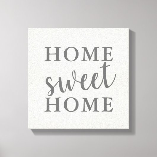 Home Sweet Home Canvas Afdruk (Voorkant)