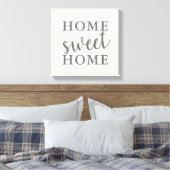 Home Sweet Home Canvas Afdruk (Insitu (Slaapkamer))