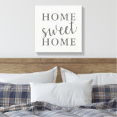 Home Sweet Home Canvas Afdruk (Insitu (Slaapkamer))