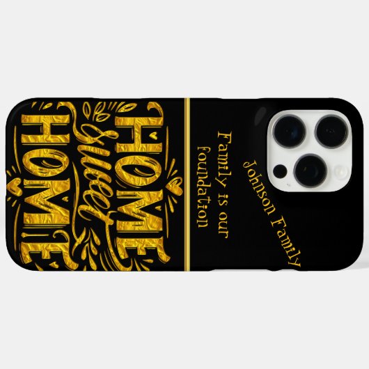 Home Sweet Home Case-Mate iPhone Case (Achterkant (horizontaal))