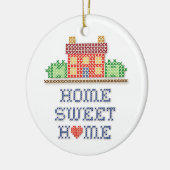 Home Sweet Home Ceramic Ornament (Links)
