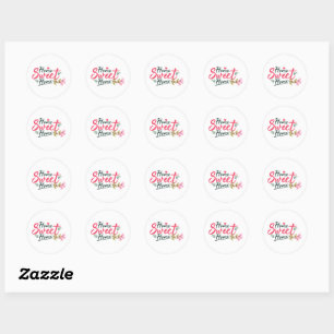 Home Sweet Home Classic Ronde Sticker