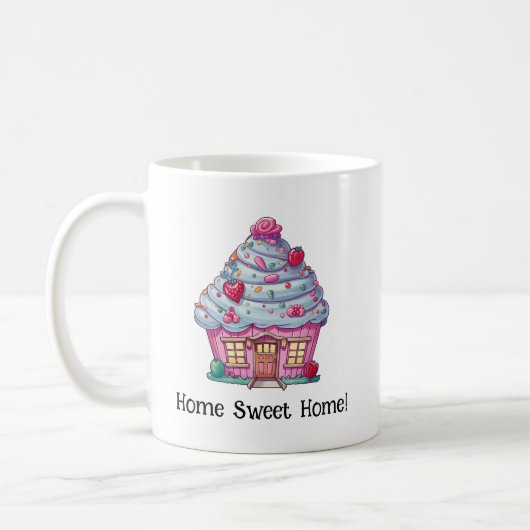 Home Sweet Home Cupcake Koffiemok (Links)