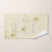 "Home Sweet Home" Daisy Beige Handdoek (Handdoek)