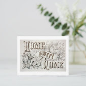 Home Sweet Home  Design Briefkaart (Staand voorkant)