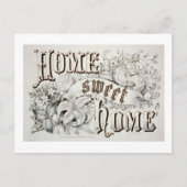 Home Sweet Home  Design Briefkaart (Voorkant)