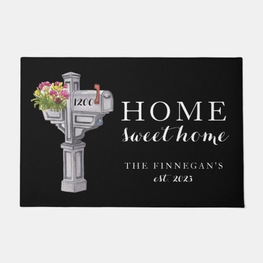 Home Sweet Home Deuren Mat (Voorkant)
