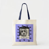 Home Sweet Home Doghouse Lavender Pet Lijst Tote Bag (Voorkant)