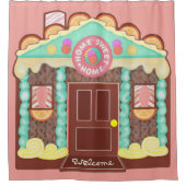 Home Sweet Home-douchegordijn/afspeelhuisfasoe Douchegordijn (Voorkant)