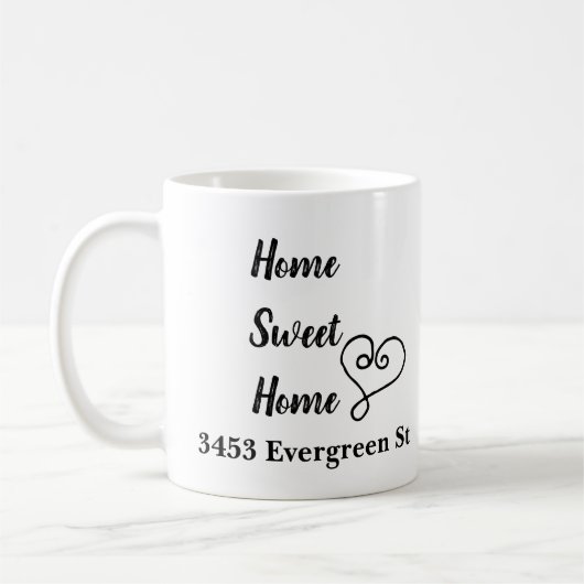 Home Sweet Home Familie Housewarming Cadeau Koffiemok (Links)