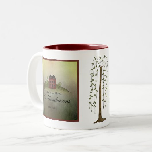 Home Sweet Home Family Name Mok (Voorkant links)