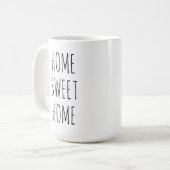 Home Sweet Home Farmhouse Decor Coffee Mok (Voorkant links)