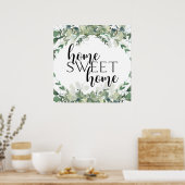 Home Sweet Home Farmhouse Poster (Keuken)